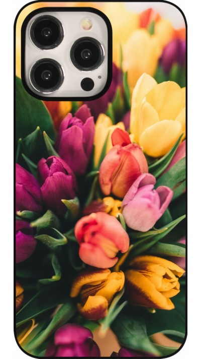 Coque iPhone 15 Pro Max - Bouquet of tulips Spring 2026