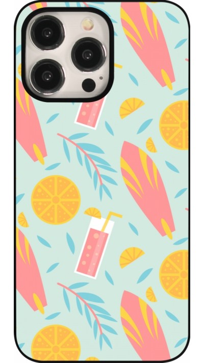 Coque iPhone 15 Pro Max - Summer 2025 Pattern citron