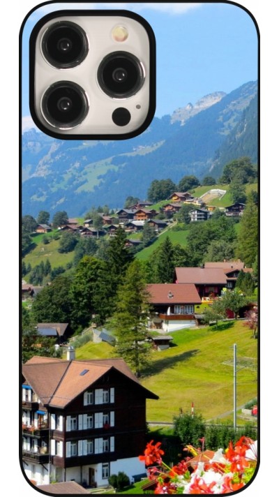 Coque iPhone 15 Pro Max - Fête Nationale Suisse Paysage