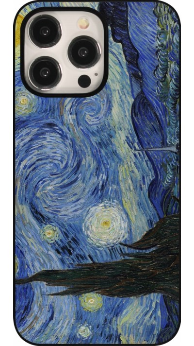Coque iPhone 15 Pro Max - Tableau art - La Nuit étoilée - Van Gogh