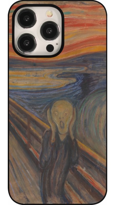 Coque iPhone 15 Pro Max - Tableau art - Le Cri - Edvard Munch