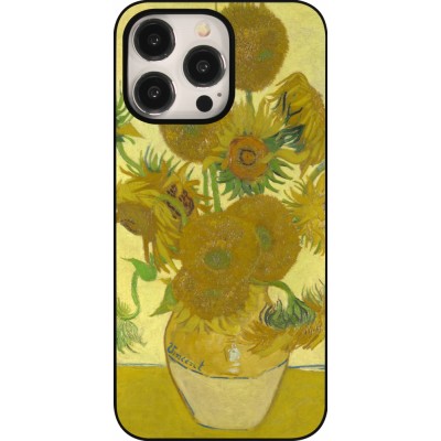 Coque iPhone 15 Pro Max - Tableau art - Les Tournesols - Van Gogh