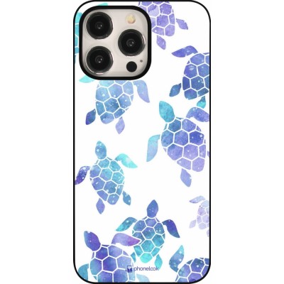 iPhone 15 Pro Max Case Hülle - Turtles pattern watercolor