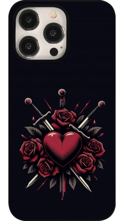iPhone 15 Pro Max Case Hülle - Valentine 2024 gothic love