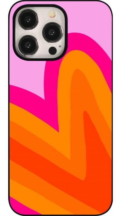 Coque iPhone 15 Pro Max - Valentine 2024 heart gradient