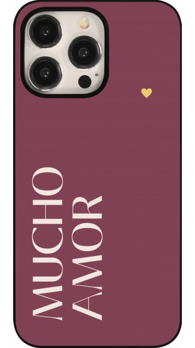 Coque iPhone 15 Pro Max - Valentine 2024 mucho amor rosado