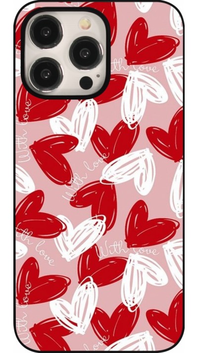 iPhone 15 Pro Max Case Hülle - Valentine 2024 with love heart