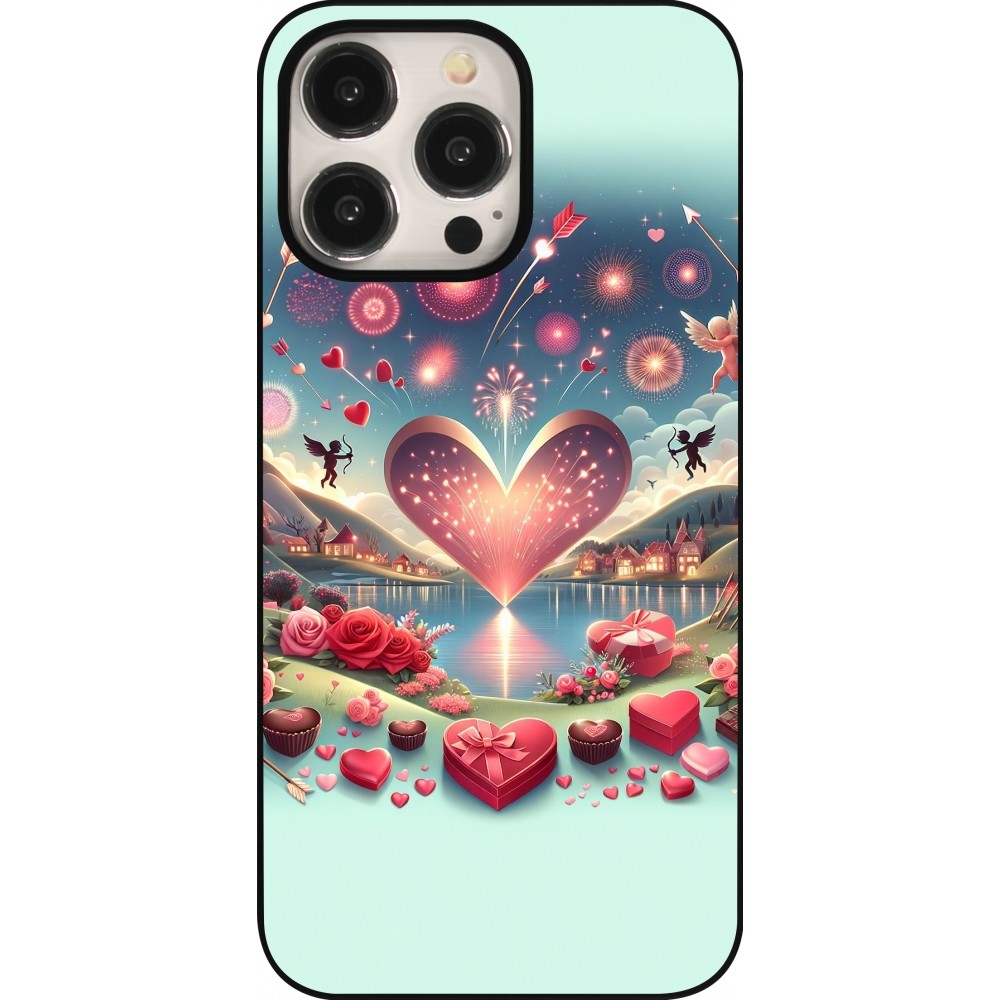 iPhone 15 Pro Max Case Hülle - Valentin 2025 Schick