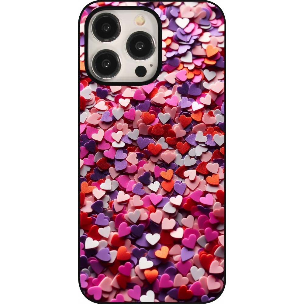 iPhone 15 Pro Max Case Hülle - Valentin 2025 Konfetti