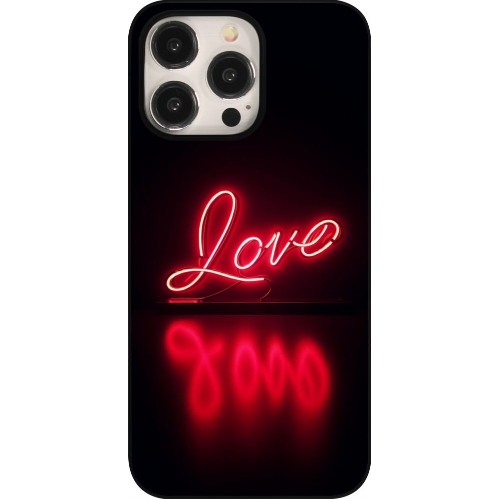 Coque iPhone 15 Pro Max - Valentine 2025 Neon Love