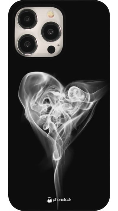 Coque iPhone 15 Pro Max - Valentine 2022 Black Smoke