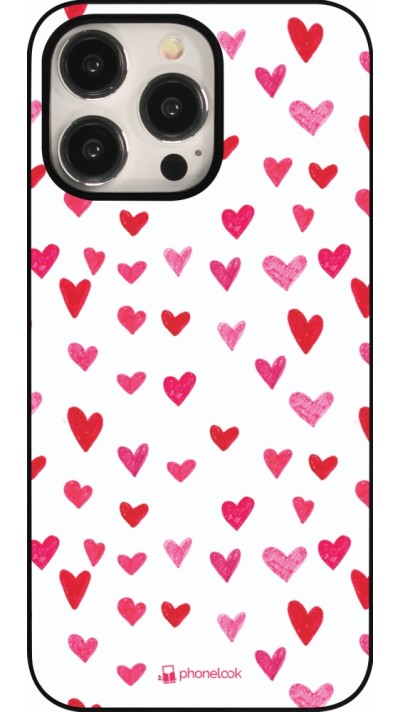 iPhone 15 Pro Max Case Hülle - Valentine 2022 Many pink hearts