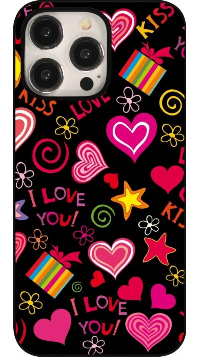 iPhone 15 Pro Max Case Hülle - Valentine 2023 love symbols
