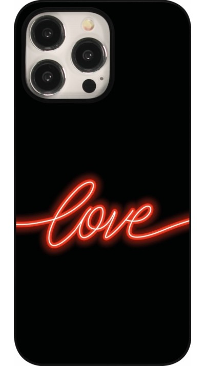 Coque iPhone 15 Pro Max - Valentine 2023 neon love