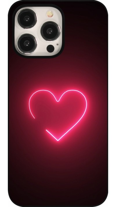 Coque iPhone 15 Pro Max - Valentine 2023 single neon heart