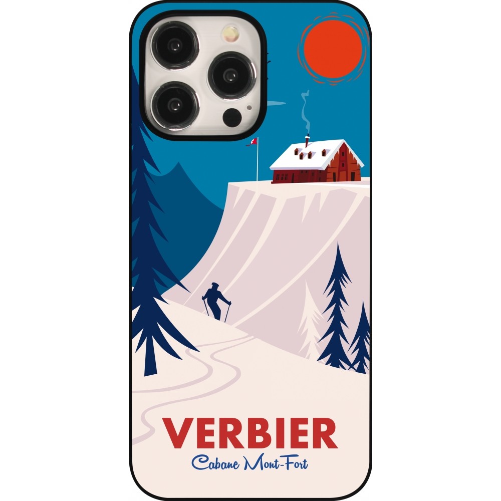 iPhone 15 Pro Max Case Hülle - Verbier Cabane Mont-Fort