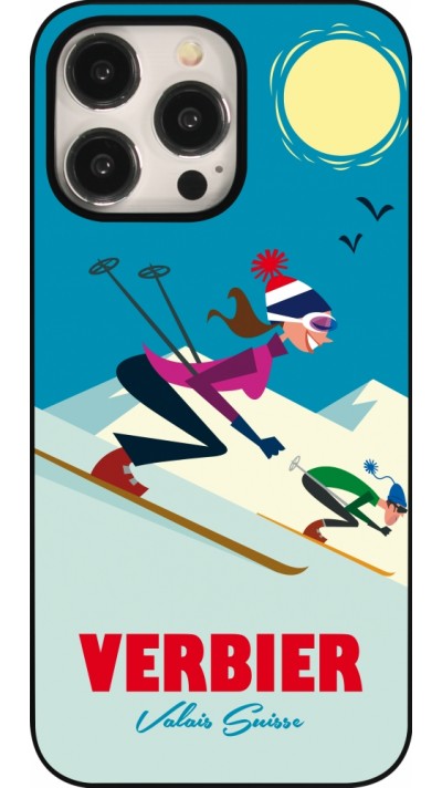 iPhone 15 Pro Max Case Hülle - Verbier Ski Downhill