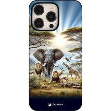 Coque iPhone 15 Pro Max - Vie sauvage africaine