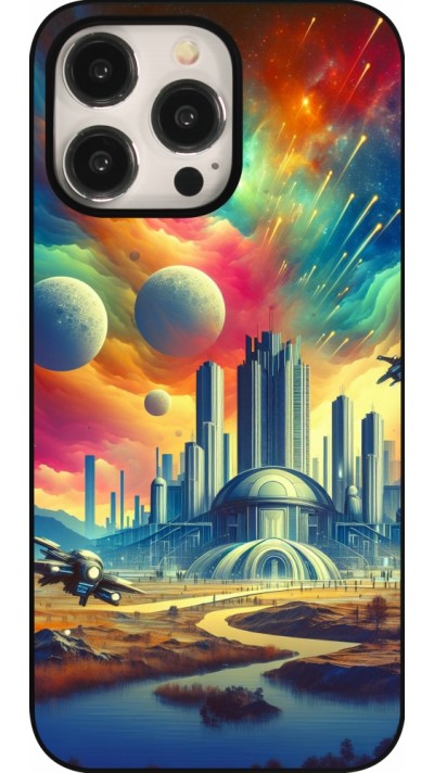 Coque iPhone 15 Pro Max - Ville extra-dôme futuriste