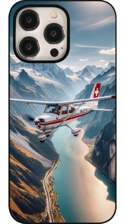 Coque iPhone 15 Pro Max - Vol Alpin Suisse