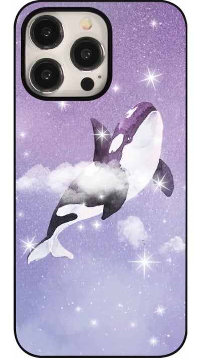 Coque iPhone 15 Pro Max - Whale in sparking stars
