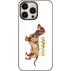 Coque iPhone 15 Pro Max - Wine Teckel