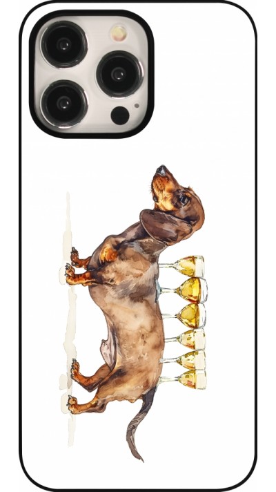 Coque iPhone 15 Pro Max - Wine Teckel