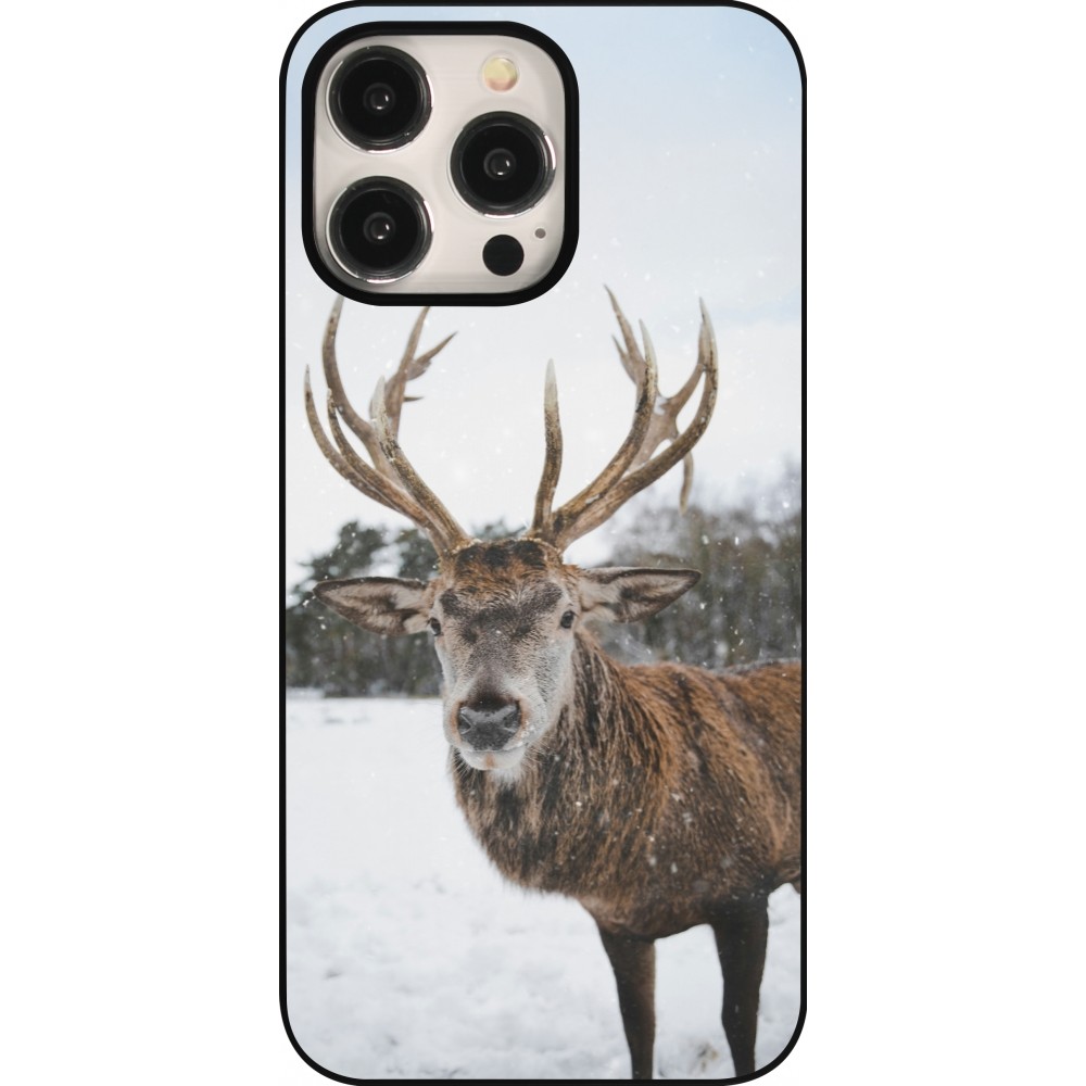 iPhone 15 Pro Max Case Hülle - Winter 25 Winter reindeer