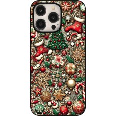 iPhone 15 Pro Max Case Hülle - Weihnachten 2023 Mikromuster