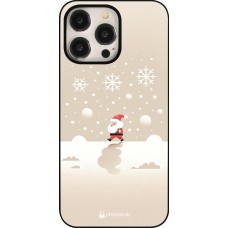 iPhone 15 Pro Max Case Hülle - Weihnachten 2023 Minimalistischer Weihnachtsmann