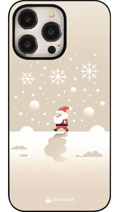 iPhone 15 Pro Max Case Hülle - Weihnachten 2023 Minimalistischer Weihnachtsmann