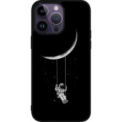 iPhone 15 Pro Max Case Hülle - Silikon schwarz Astro balançoire
