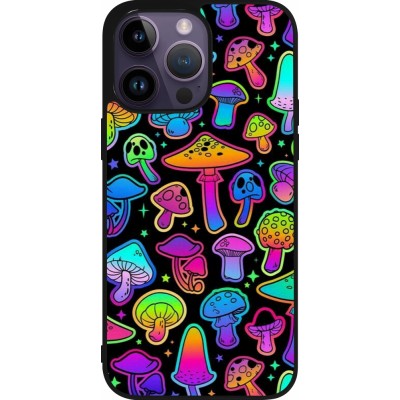 iPhone 15 Pro Max Case Hülle - Silikon schwarz Autumn 2024 magic mushrooms