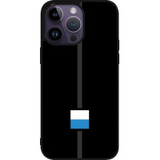 Coque iPhone 15 Pro Max - Silicone rigide noir Canton LU noir