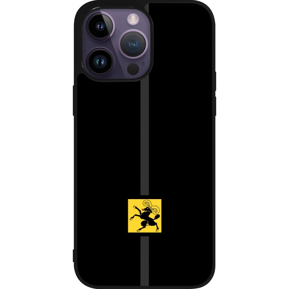 iPhone 15 Pro Max Case Hülle - Silikon schwarz Kanton SH schwarz
