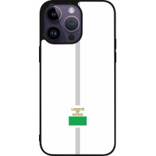 iPhone 15 Pro Max Case Hülle - Silikon schwarz Kanton VD weiss