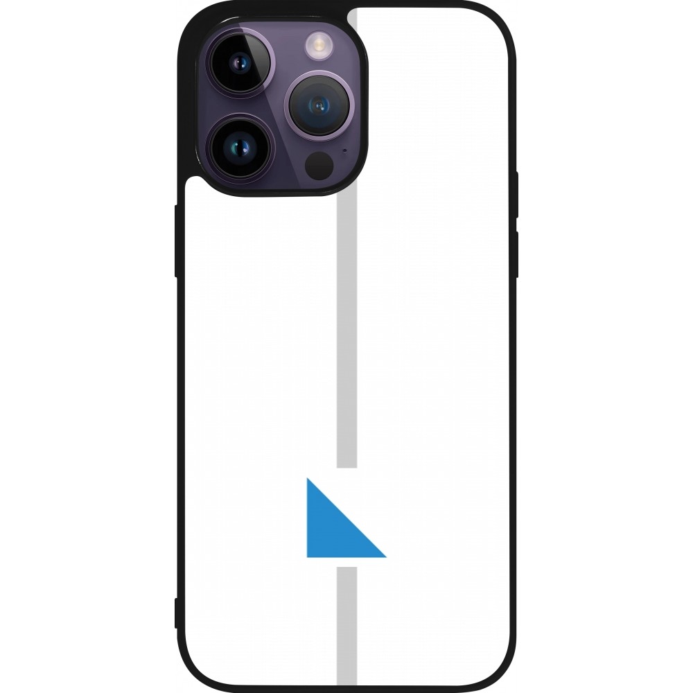 iPhone 15 Pro Max Case Hülle - Silikon schwarz Kanton ZH weiss