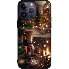 Coque iPhone 15 Pro Max - Silicone rigide noir Christmas 25 Xmas Nutcracker
