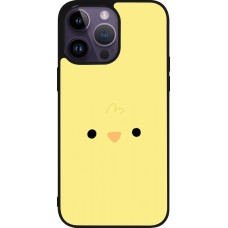 iPhone 15 Pro Max Case Hülle - Silikon schwarz Easter 2026 Little chicken