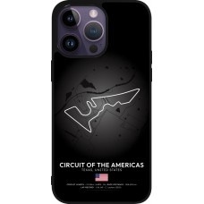 iPhone 15 Pro Max Case Hülle - Silikon schwarz F1 Track 2025 United States