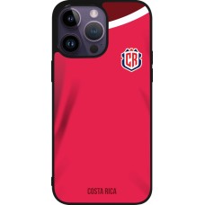 iPhone 15 Pro Max Case Hülle - Silikon schwarz Costa Rica 2022 personalisierbares Fussballtrikot