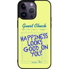 Coque iPhone 15 Pro Max - Silicone rigide noir Guest check 2026