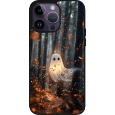 iPhone 15 Pro Max Case Hülle - Silikon schwarz Halloween 2025 Ghost in the forest