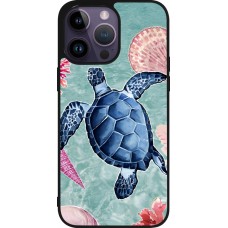 iPhone 15 Pro Max Case Hülle - Silikon schwarz Preppy Turtle