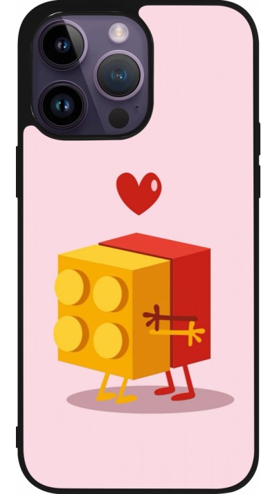 iPhone 15 Pro Max Case Hülle - Silikon schwarz Saint Valentines Day 26 Puzzle