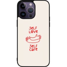 iPhone 15 Pro Max Case Hülle - Silikon schwarz Saint Valentines Day 26 Self love self care