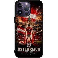 iPhone 15 Pro Max Case Hülle - Silikon schwarz Fussball Österreich splash 2026