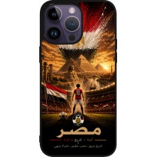 iPhone 15 Pro Max Case Hülle - Silikon schwarz Fussball Ägypten splash 2026