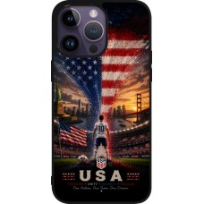 iPhone 15 Pro Max Case Hülle - Silikon schwarz Fussball Vereinigten Staaten splash 2026