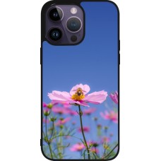 Coque iPhone 15 Pro Max - Silicone rigide noir Bee on a flower Spring 2026